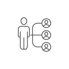 delegate icons  symbol vector elements for infographic web