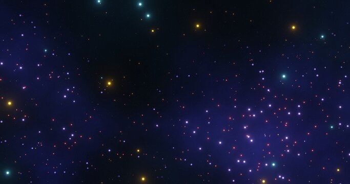 Nebula background. Galaxy in the universe. 3d rendering.	