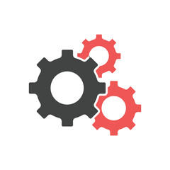 Cog icons  symbol vector elements for infographic web