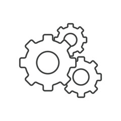 Cog icons  symbol vector elements for infographic web