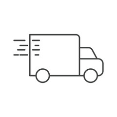 Shipping fast delivery truck icons  symbol vector elements for infographic web