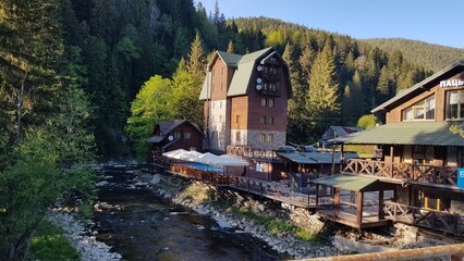 house in the mountain