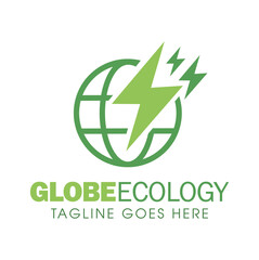Globe Earth Ecology Logo Sign