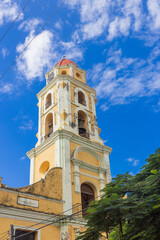 Fototapeta na wymiar View over the city Trinidad on Cuba