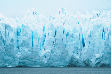 Glacier wall patagonia