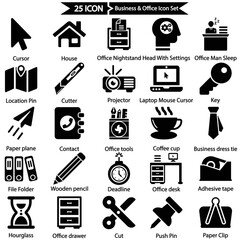 Business and Office Icon Set