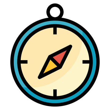 recommend clip art: Compass orientation cardinal points location direction - filled outline icon
