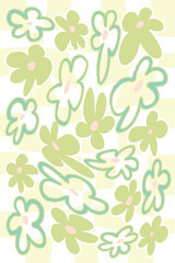 Abstract Retro Geometric seamless pattern with geometry form . Vector illustration