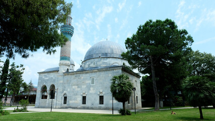 Historical green mosque in Bursa Iznik Turkey