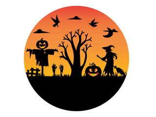 Halloween Silhouette Background