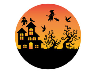 Halloween Silhouette Background