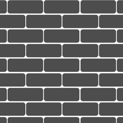 Brick wall. Vector illustration seamless pattern