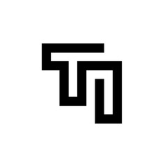 Letter TI monogram logo template
