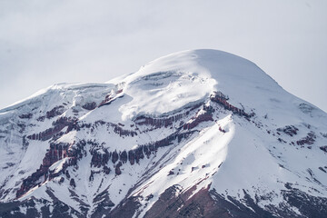 Glaciar del Volcán Chimborazo. Riobamba, Ecuador.
