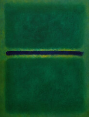 Abstract oil painting in Rothko style