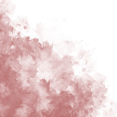 Artistic watercolor background abstract on white