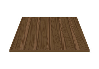 wooden board sideview
