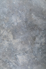 Fototapeta premium Close-up image of a bare cement concrete slab floor in a house being remodeled