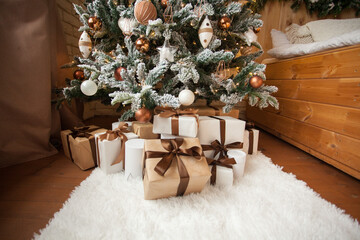 christmas tree and gifts