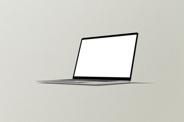 Laptop Screen Blank Mockup
