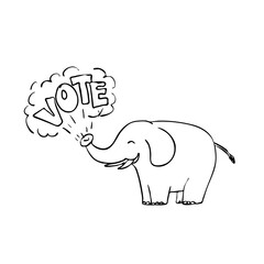 White Elephant Vote Drawing