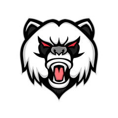 Obraz premium Angry Giant Panda Mascot