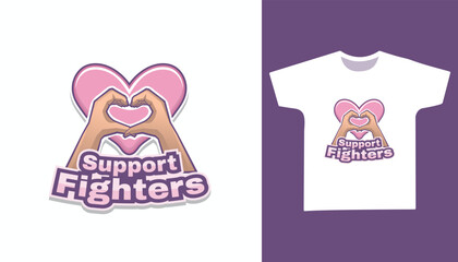 t-shirt designs for cancer awareness template