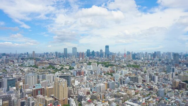 東京の風景動画（早送り映像）
