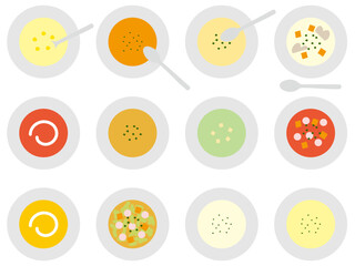 Fototapeta premium 皿スープ