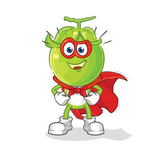 pea head heroes vector. cartoon character