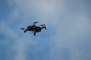 Photo of a drone photography on the sky