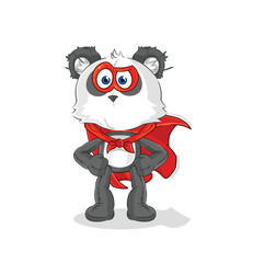 panda heroes vector. cartoon character