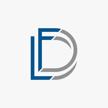 DLF monogram logo with LF representing Law and Firm. A simple and clean logo that still looks sophisticated, luxurious and mature. Perfect for law firm and attorney logos.