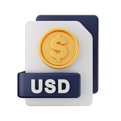Obraz premium Money dollar gold icon 3d illustration render cartoon style