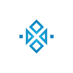 blue star logo design