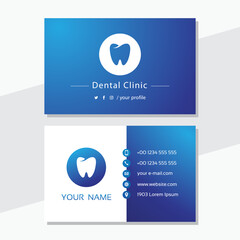 Abstract dental logo template. Dental, dentist office, tooth health, oral care, tooth care, oral care, clinic. Business card design. Logotype. Tooth vector logo icon. Business card template