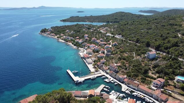 An outstanding view of all the small island in Croatia, Zadar, Zara