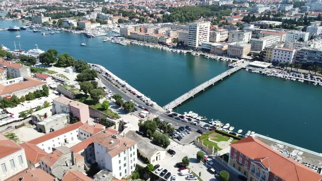 The bridge in Croatia, Zara, a beautiful island
