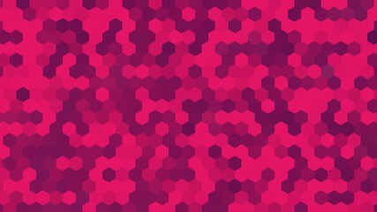 Futuristic and modern pink hex pixel background. Hex pixel pattern background. Suitable for presentation, template, poster, backdrop, book cover, flyer, social media, backdrop, etc.