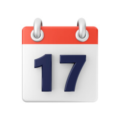 Calendar date day even 3d icon illuatration