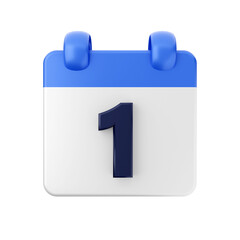 Calendar event date day 3d icon illustration