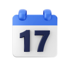 Calendar event date day 3d icon illustration