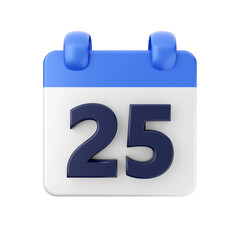 Calendar event date day 3d icon illustration