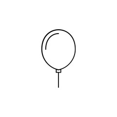 Balloon Thin Line Icon Vector Illustration Logo Template. Suitable For Many Purposes.