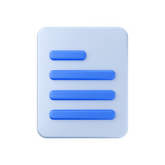 Obraz premium folder and file 3d icon illustration