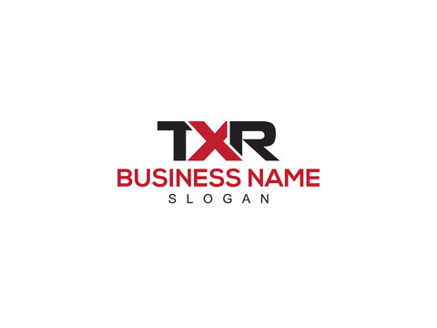 Modern TXR Logo Icon Vector, Colorful TX t x r Logo Letter Design For Your New Business Or Brand
