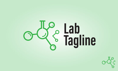 Lab Logo Design Template. Medical laboratory Logo. Science Labs Logo Design. Bio organic lab logo. 