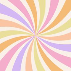 Cute background with rays or stripes in the center