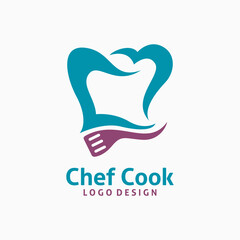 Chef cook logo design