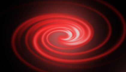 
sparkling red swirl on black background